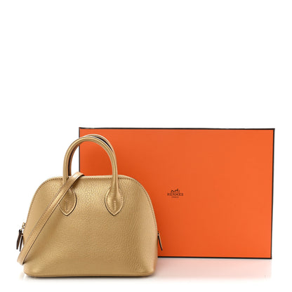 Hermes Metallic Chevre Chamkilight Mini 1923 Bolide Dore 10 of 10