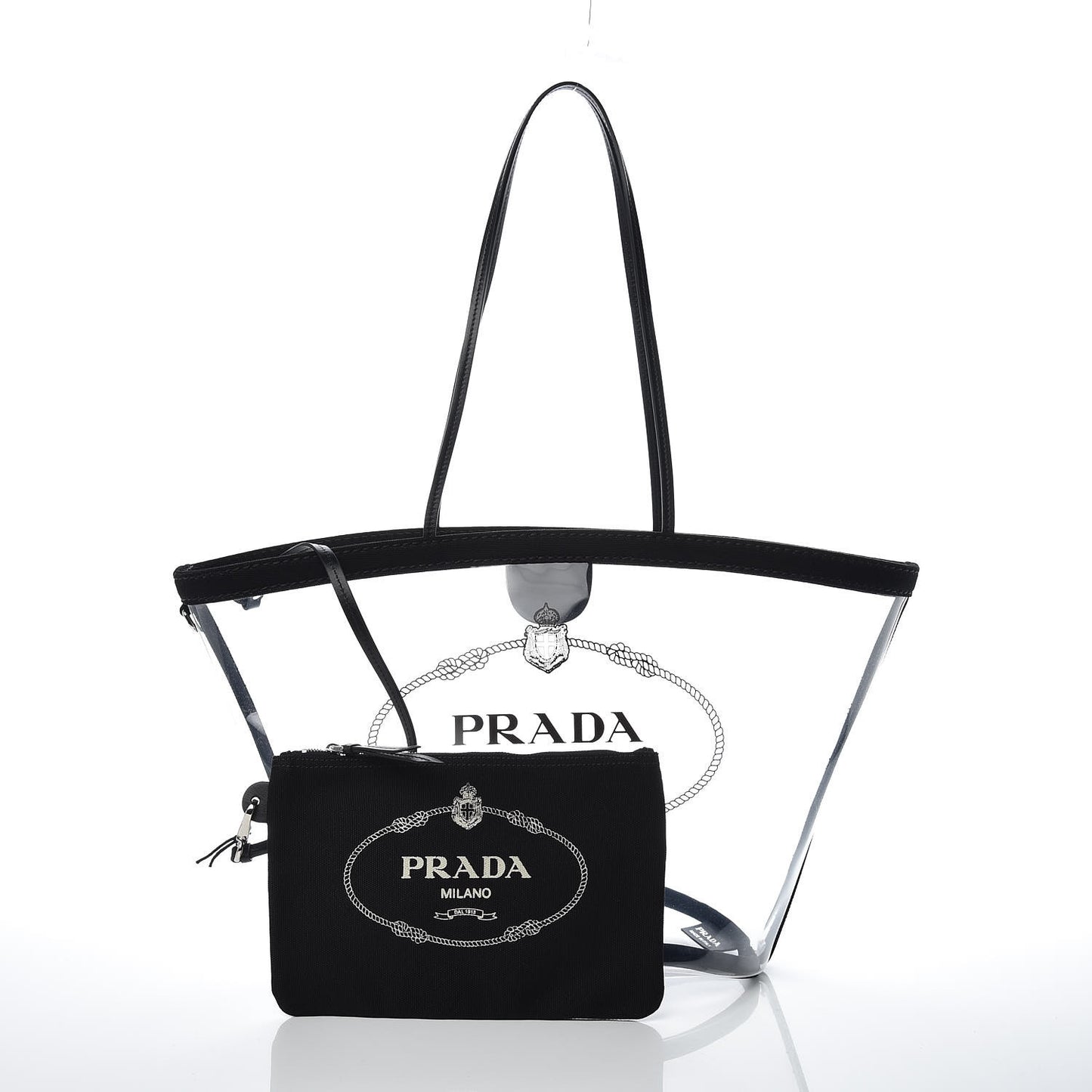 Plexiglass Canapa Shopper Tote Black