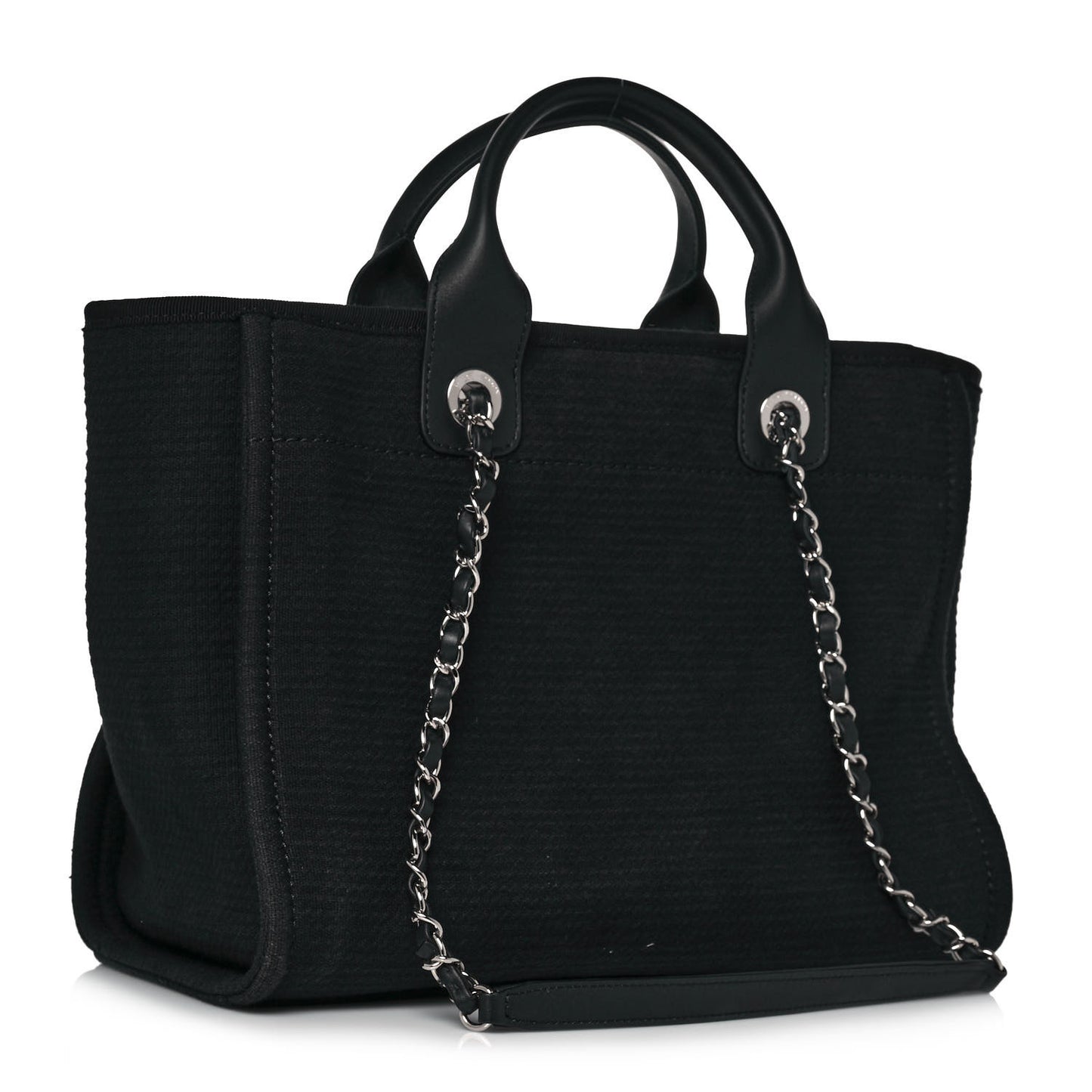 Mixed Fibers Small Deauville Tote Black