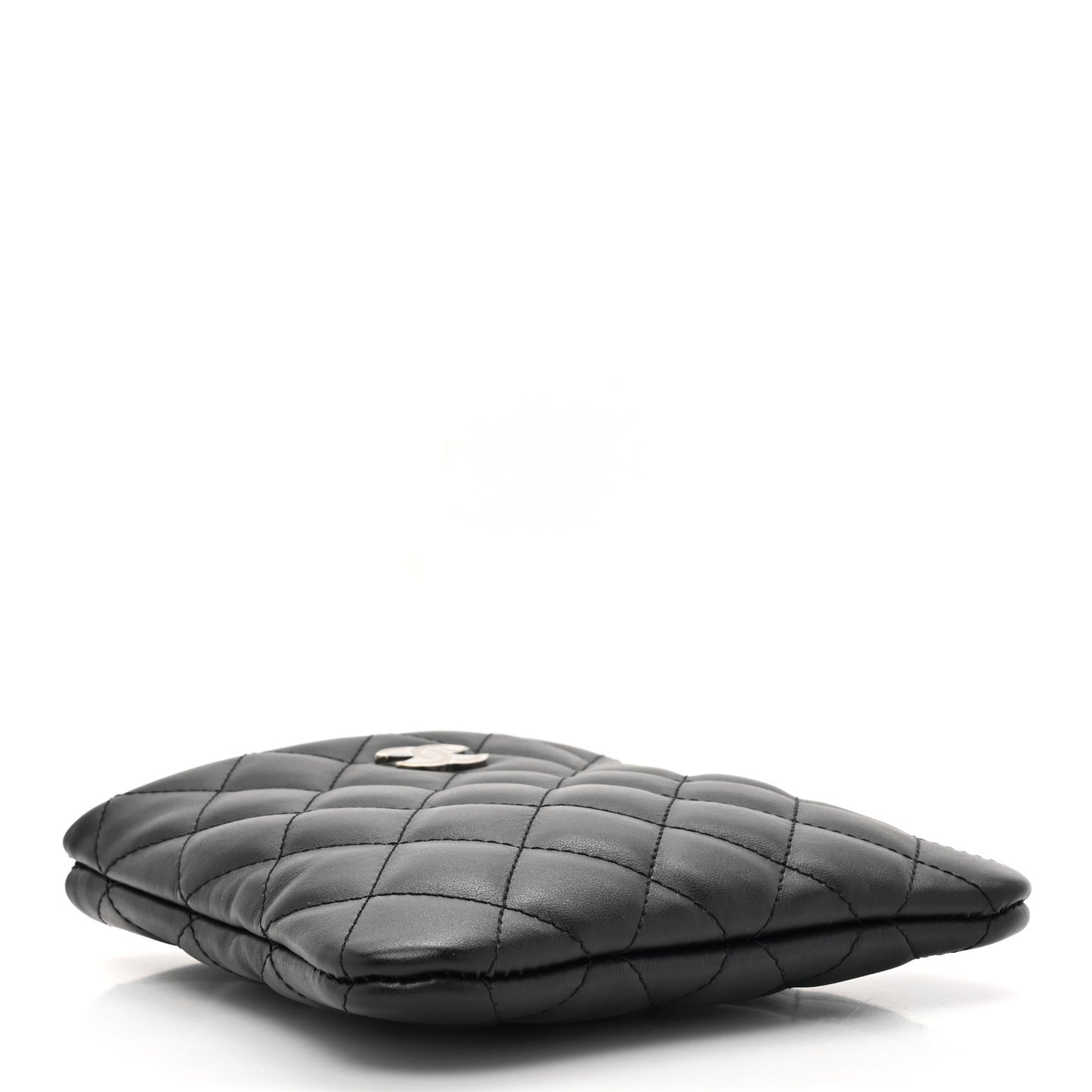 Lambskin Quilted Crossbody Bag Black
