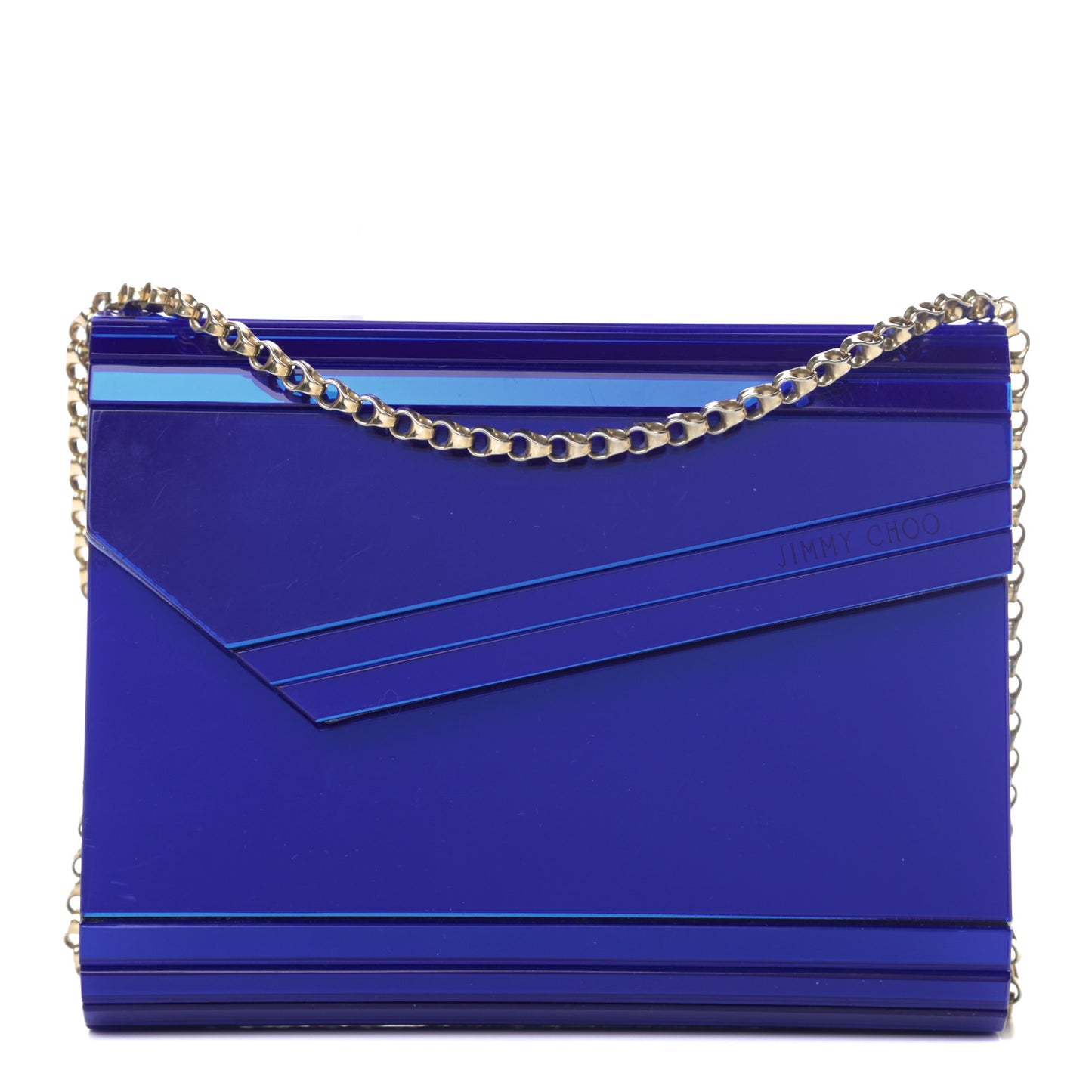 Acrylic Candy Clutch Blue