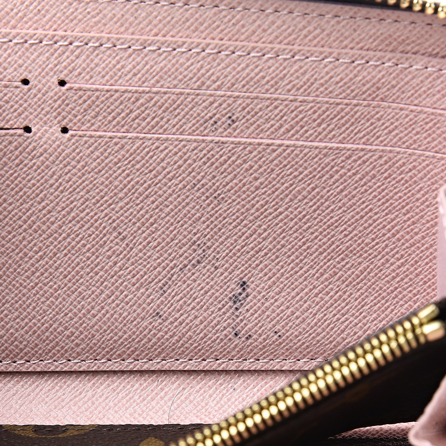 Louis Vuitton Monogram Clemence Wallet Rose Ballerine 7 of 9