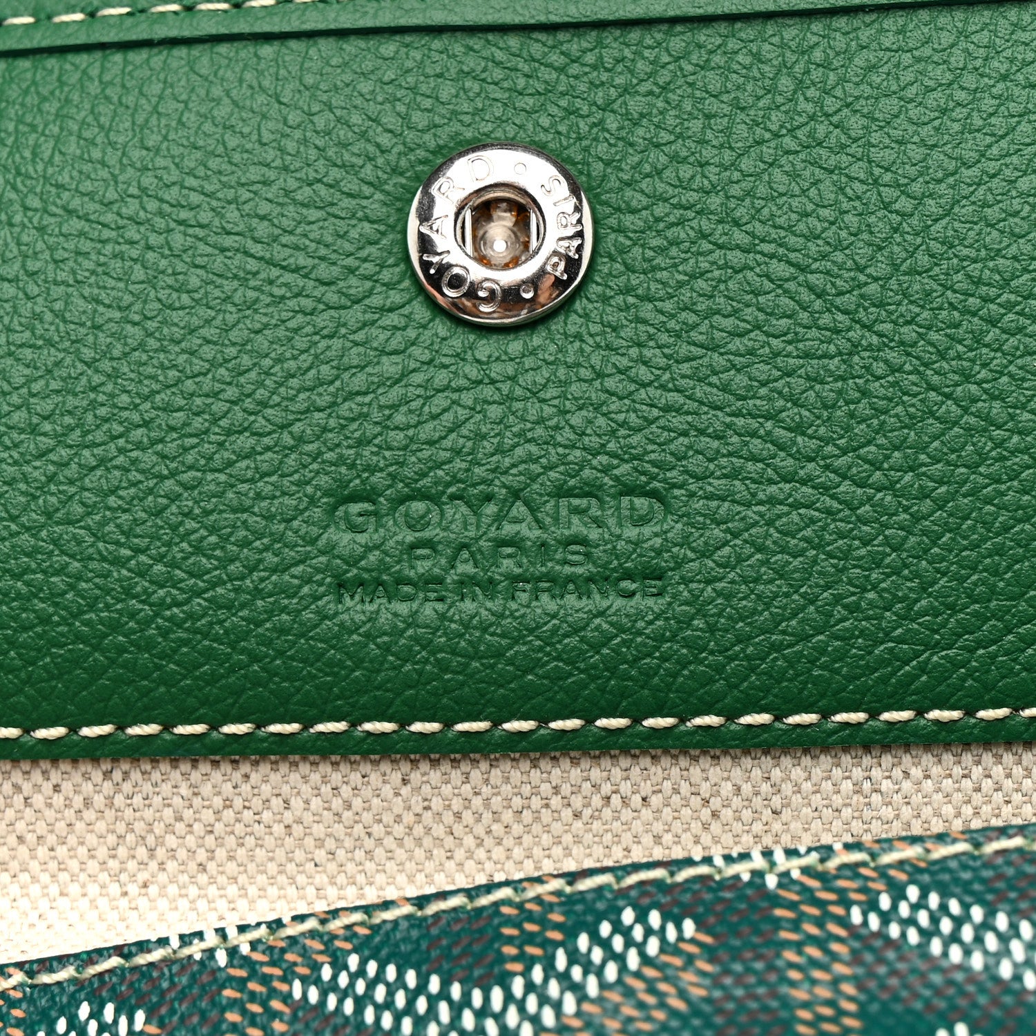 Goyard Goyardine Saint Louis GM Green 7 of 15