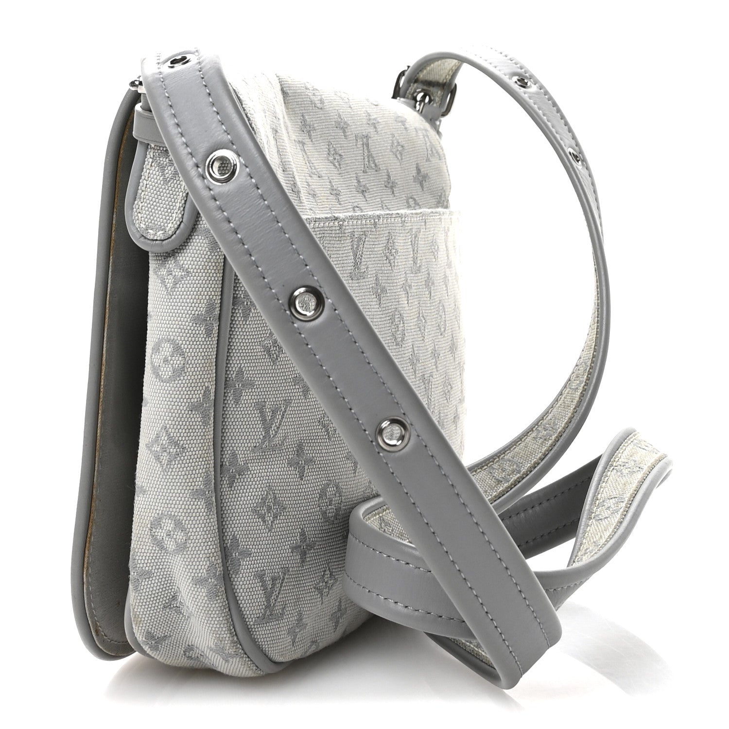 Louis Vuitton Mini Monogram Patchwork Conte De Fees Musette Grey 3 of 11