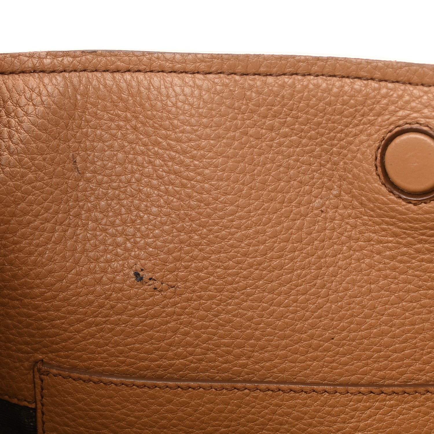 Prada Vitello Daino Pocket Shopping Tote Cannella 8 of 8