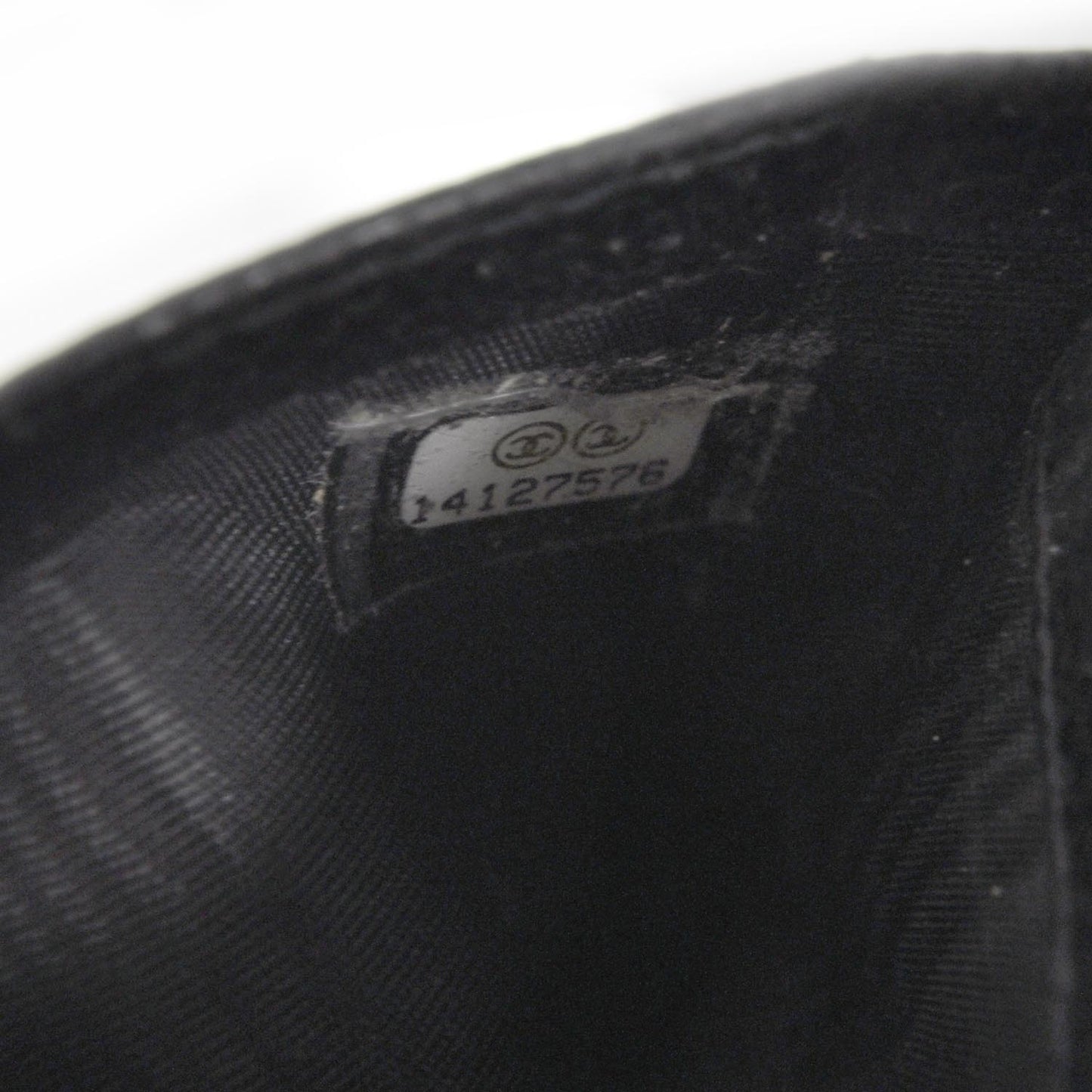 Caviar Quilted Card Holder Black