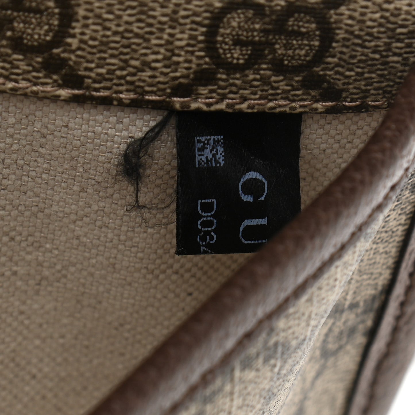 GG Supreme Monogram Neo Vintage Web Belt Bag Brown