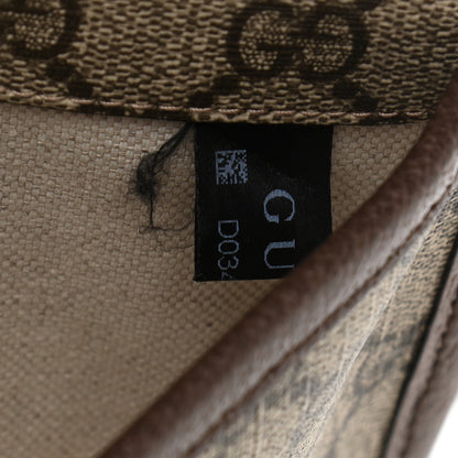 Gucci GG Supreme Monogram Neo Vintage Web Belt Bag Brown 8 of 12