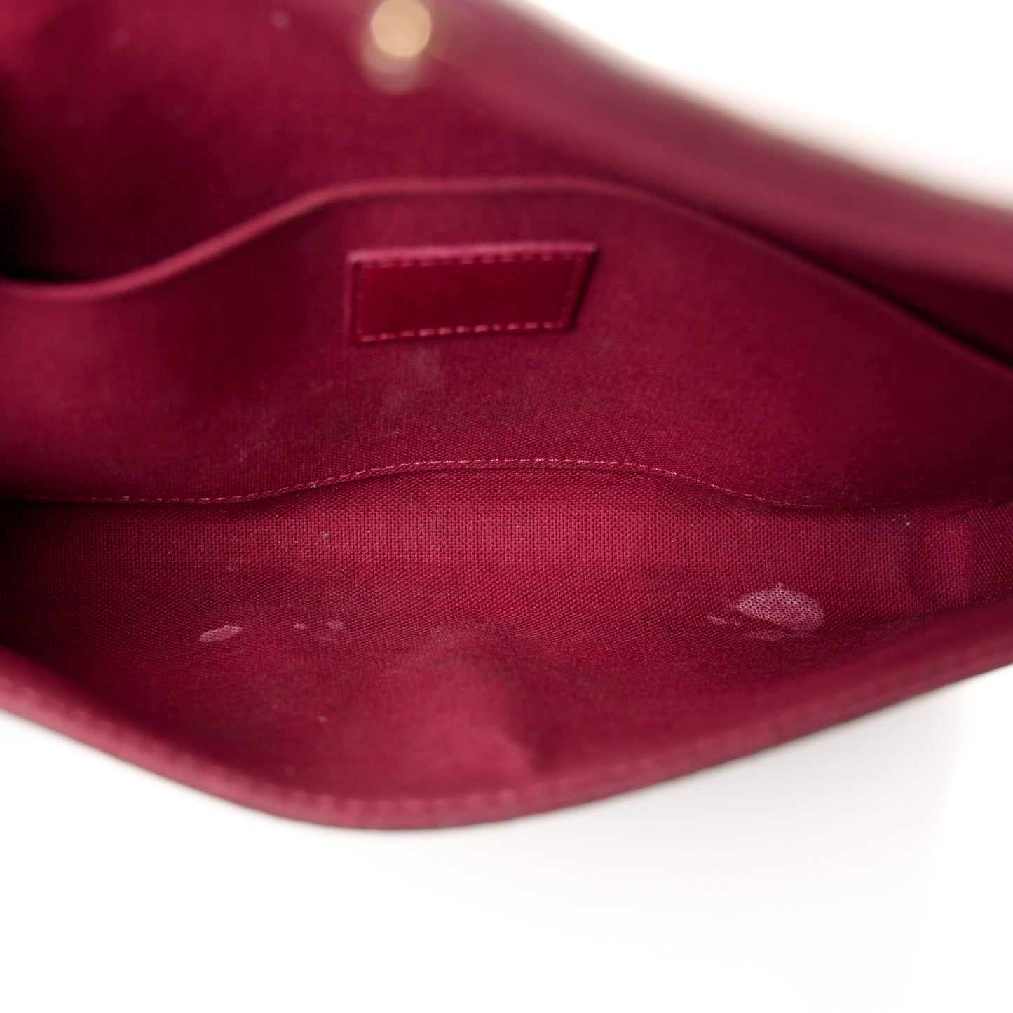 Monogram Pochette Felicie Chain Wallet Fuchsia