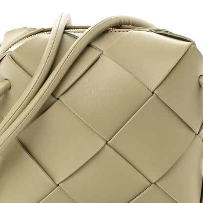 Bottega Veneta Lambskin Maxi Intrecciato Mini Cassette Camera Bag Travertine 7 of 9