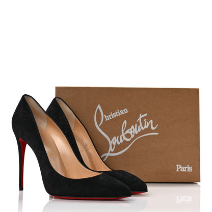 Christian Louboutin Suede Pigalle Pumps 38.5 Black 9 of 9