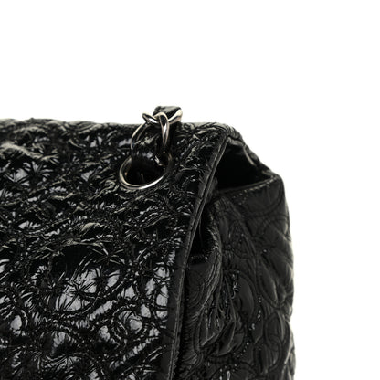 Chanel Vinyl Rock In Moscow Single Flap Black 7 of 17