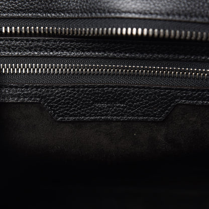Celine Drummed Calfskin Micro Luggage Black 6 of 10