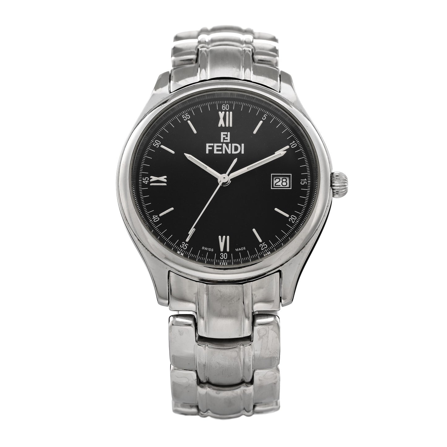 Stainless Steel 35mm 210G Orologi Quartz Watch Black