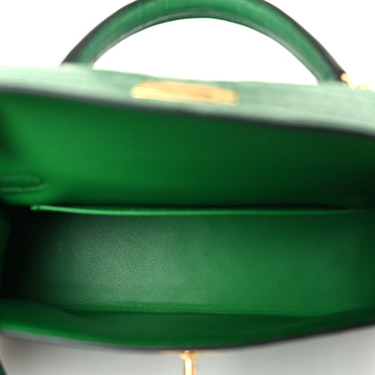 Hermes Matte Alligator Mini Kelly Sellier 20 Vert Cactus 5 of 10