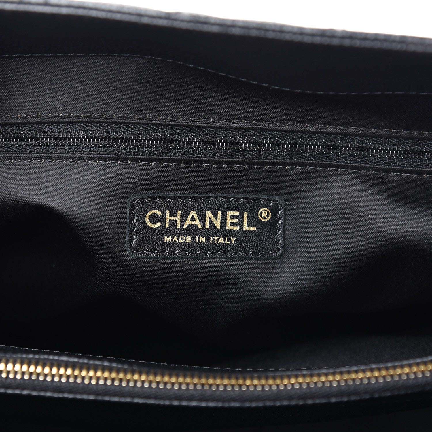 Chanel Caviar Quilted XL Grand Shopping Tote GST Black 6 of 9
