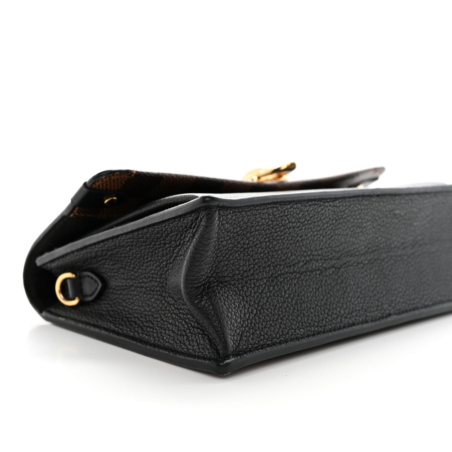 Damier Ebene Vavin Chain Wallet Black
