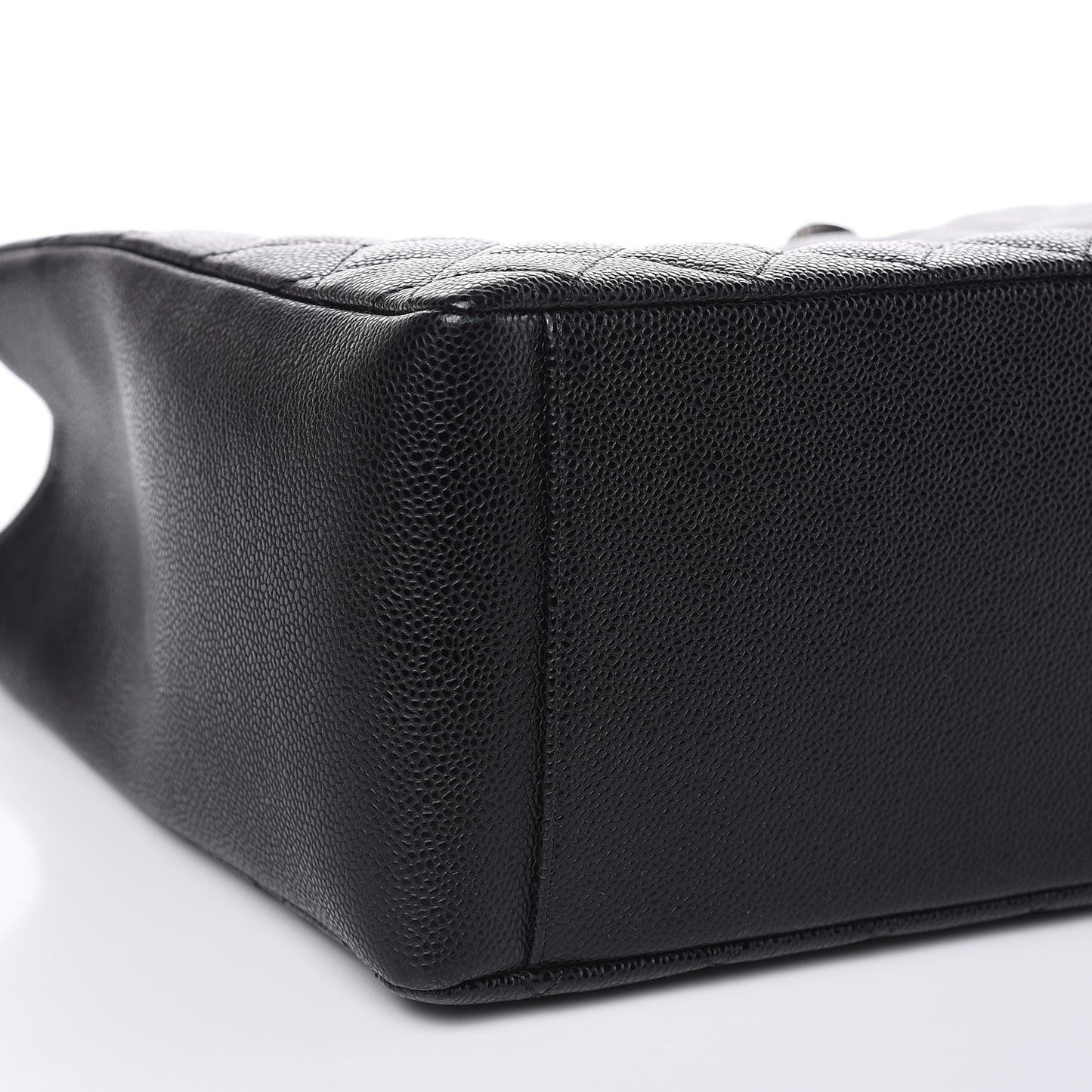 Caviar Quilted Grand Shopping Tote GST Black