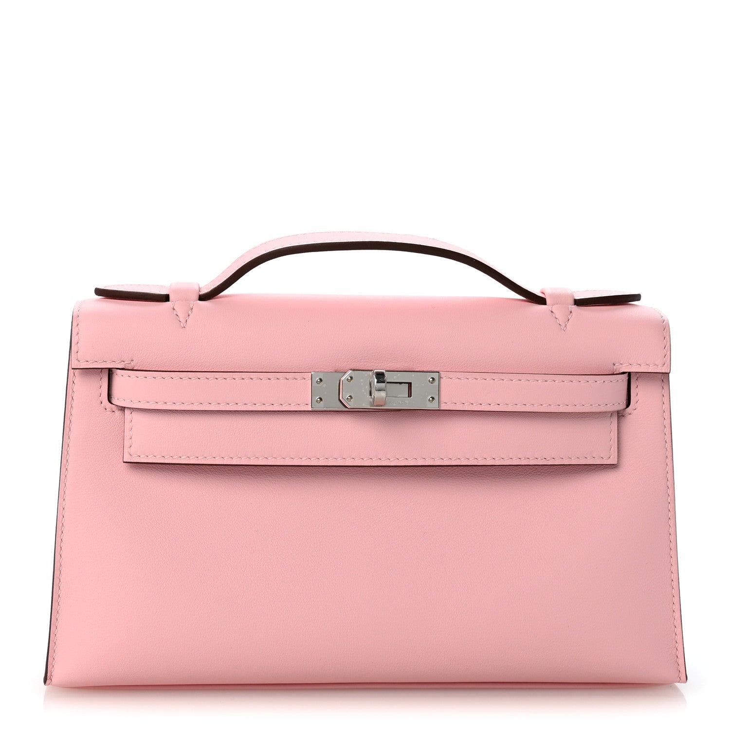Hermes Swift Kelly Pochette Clutch Rose Sakura 1 of 11