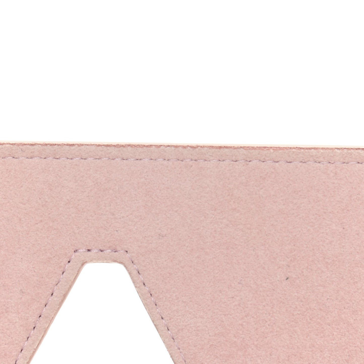 Epi Twist Belt Chain Wallet Rose Ballerine