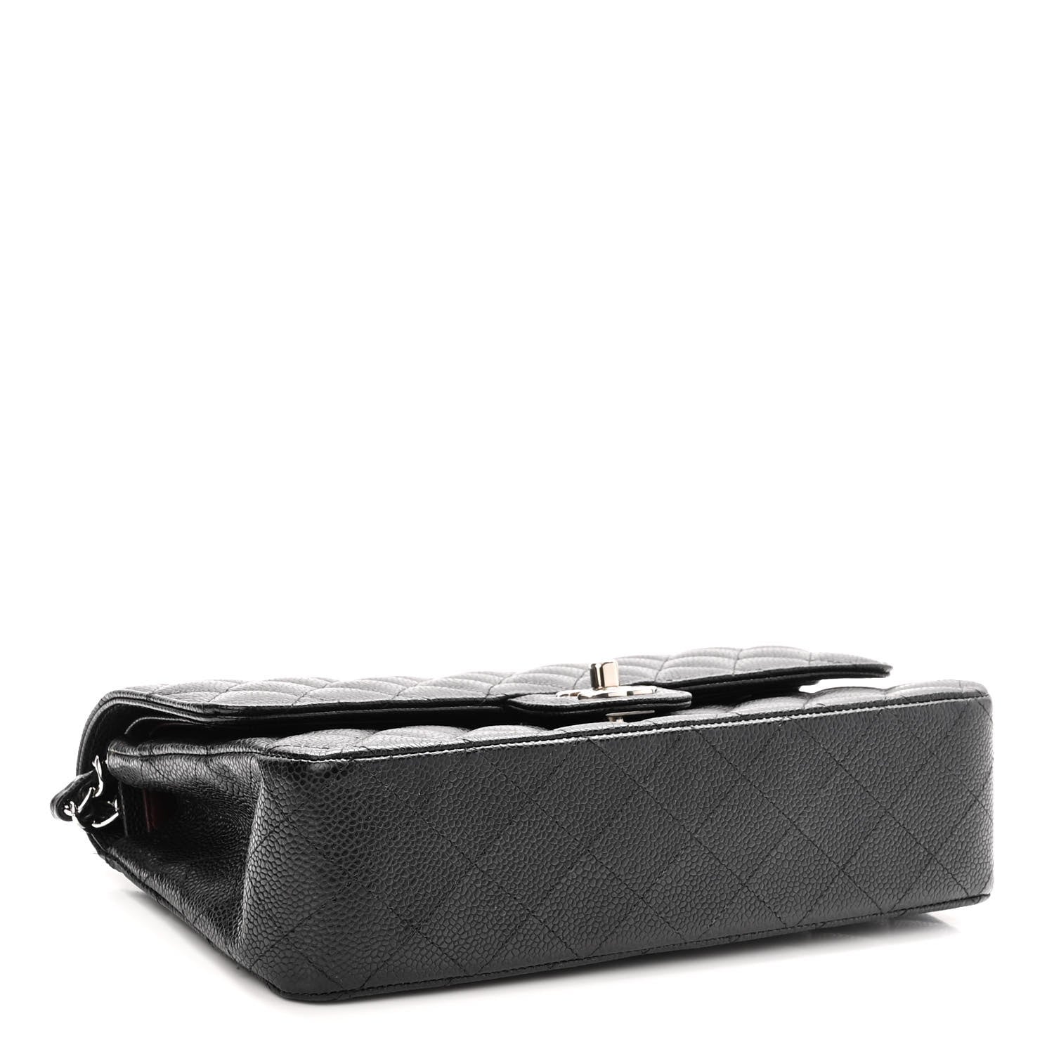 Chanel Caviar Quilted Medium Double Flap Black 4 of 10