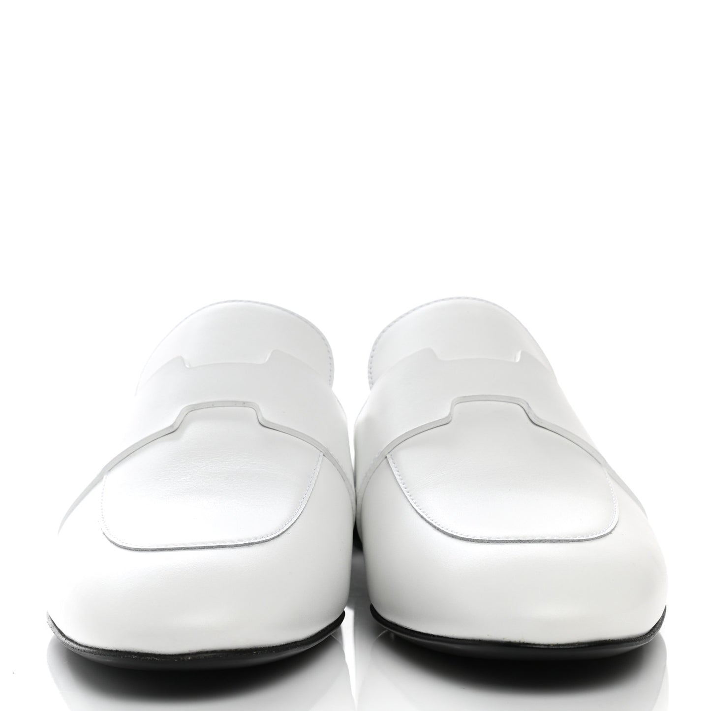 Calfskin Womens Op'H Catena Mules 37 White