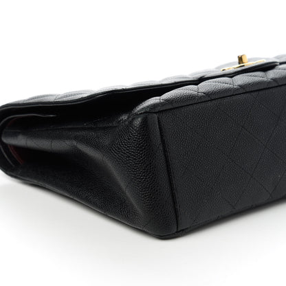 Chanel Caviar Quilted Maxi Double Flap Black 6 of 9