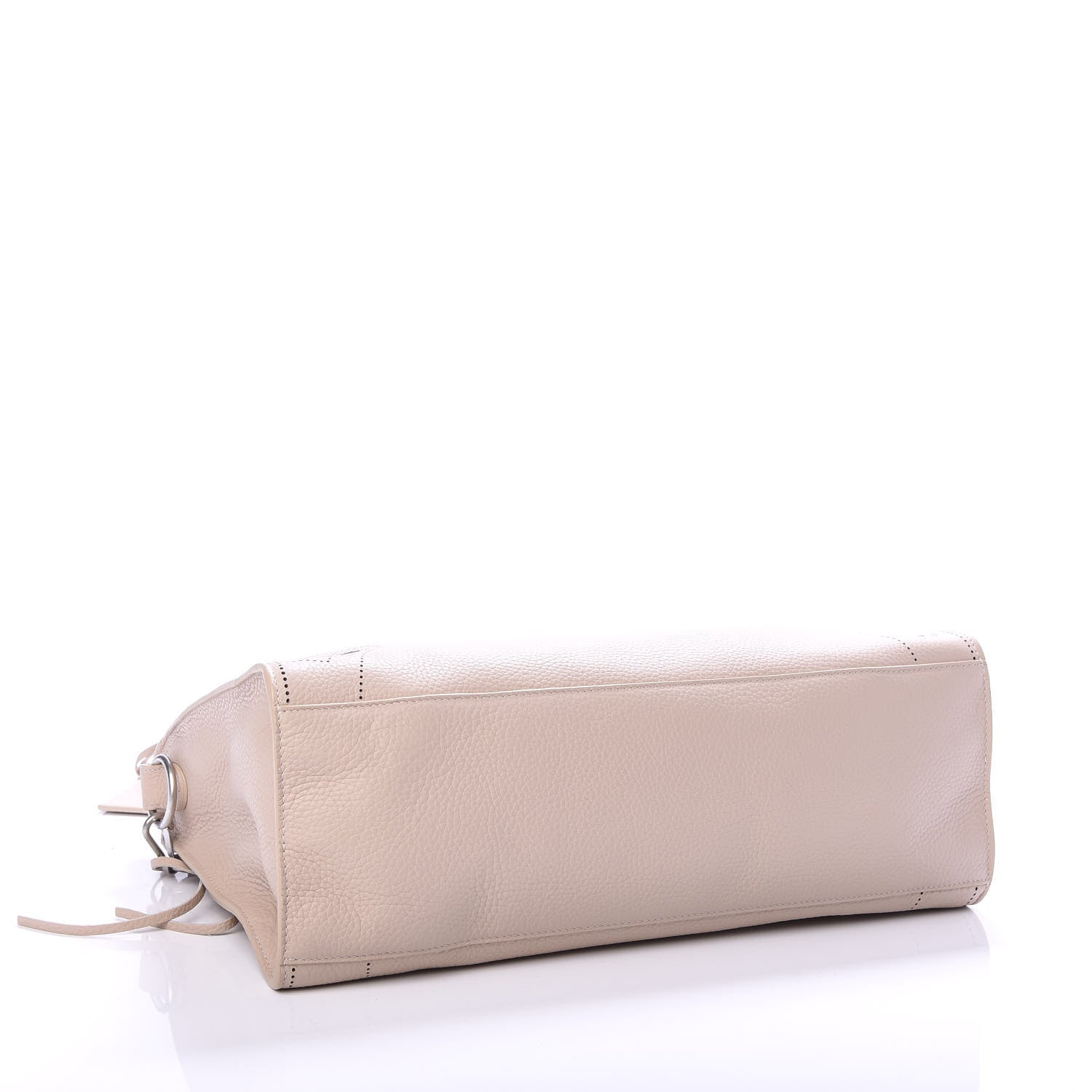 Balenciaga Veau Grana Perforated Blackout Hardware City Beige Poudre 4 of 9