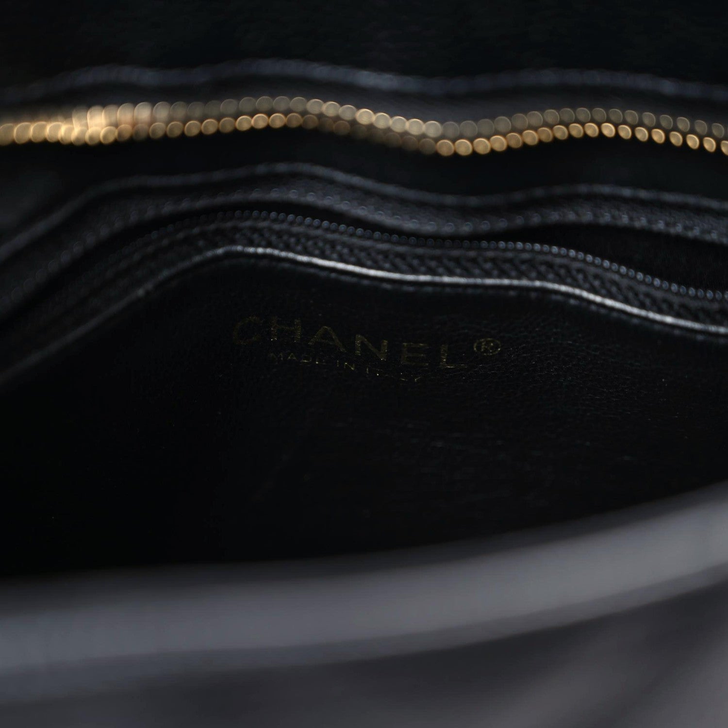 Chanel Caviar Quilted Medallion Tote Black 11 of 12