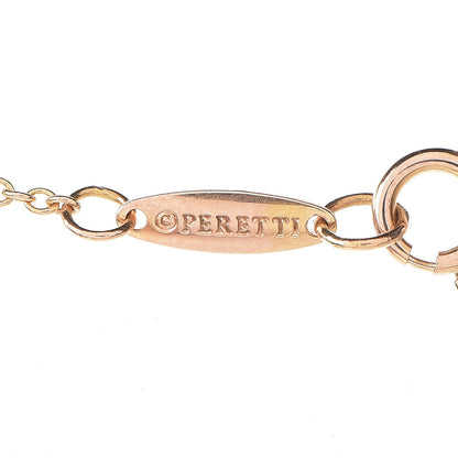 Tiffany 18K Rose Gold Diamond .03ct Elsa Peretti Diamonds by the Yard Pendant Necklace 5 of 8
