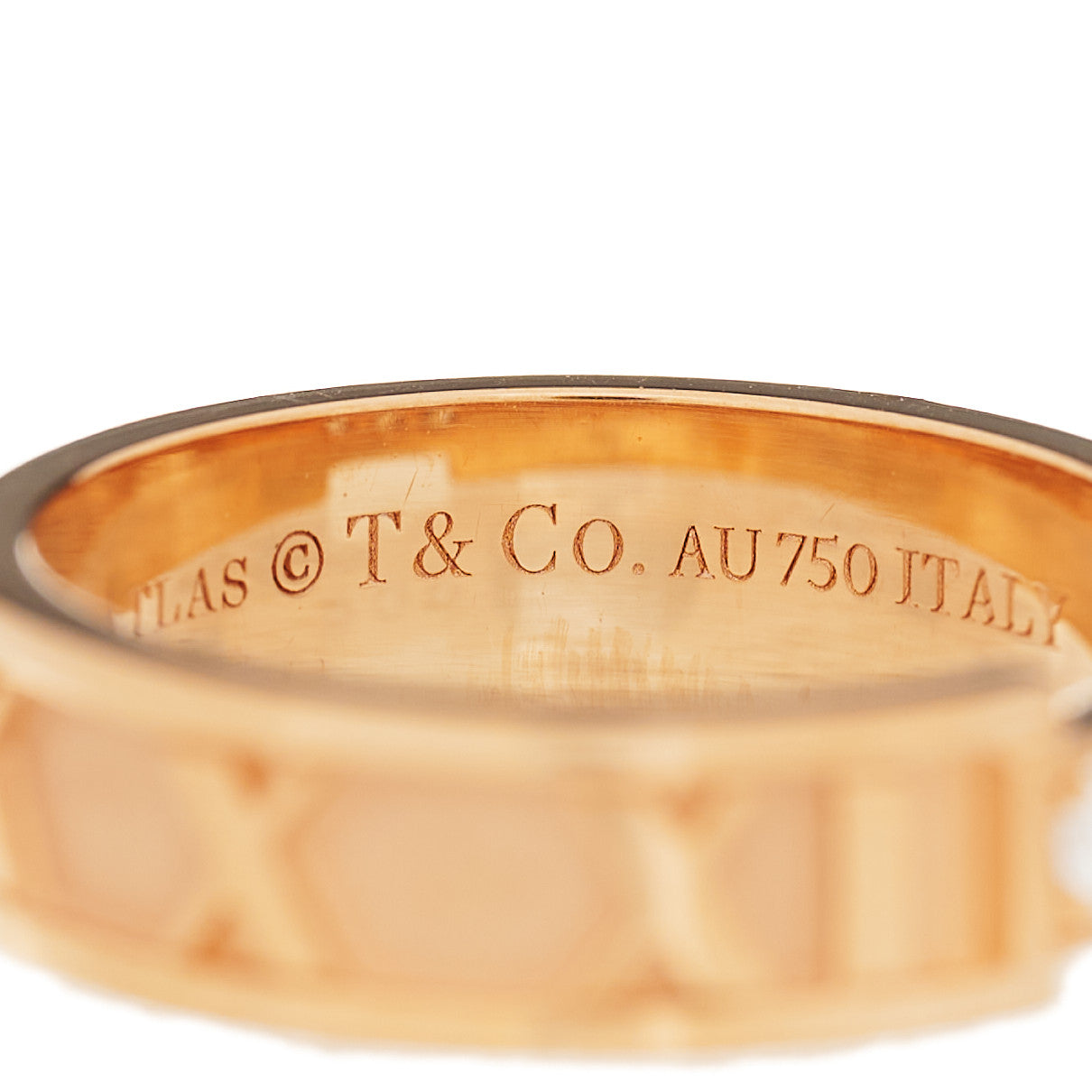 18K Rose Gold Diamond Atlas Ring 52 6