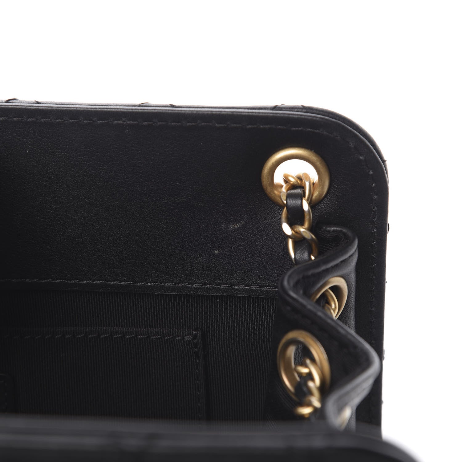 Chanel Calfskin Quilted CC Chain Accordion Tote Black 12 of 16
