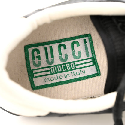 Gucci Dali Soft Calfskin Mens Mac80 Sneakers 10.5 Black White 7 of 14