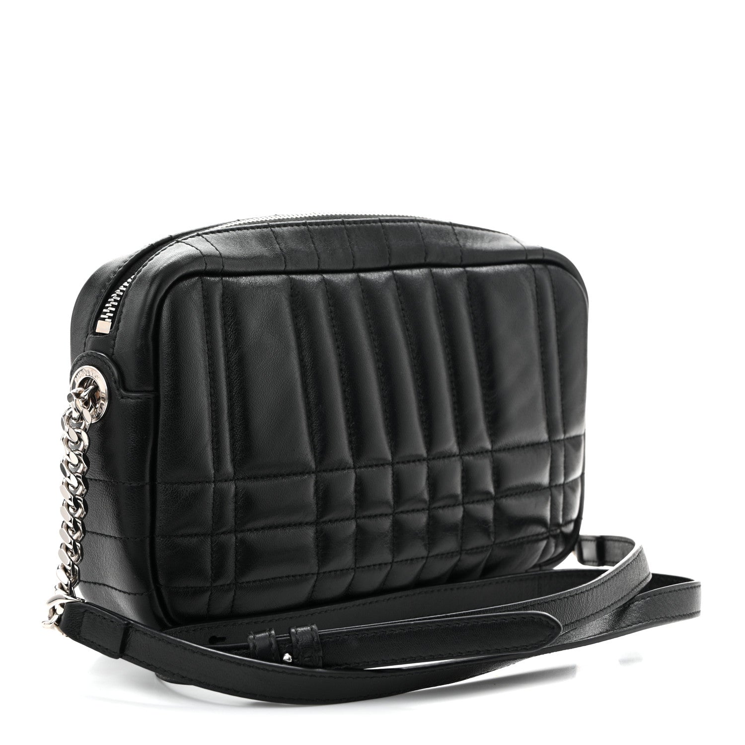 Burberry Calfskin Quilted Small Lola Camera Bag Black 3 of 11