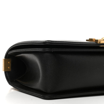 Chanel Caviar Quilted Medium Boy Flap Black 8 of 10