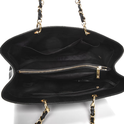 Chanel Caviar Quilted XL Grand Shopping Tote GST Black 5 of 14