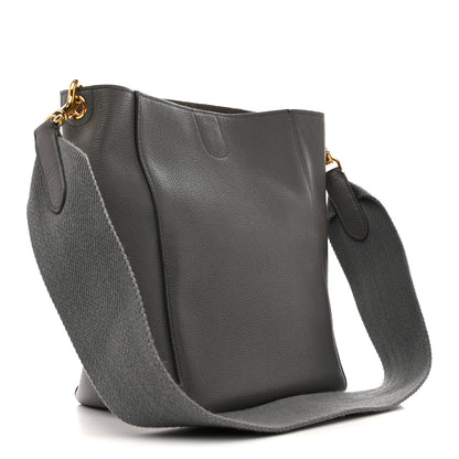 Celine Soft Grained Calfskin Small Sangle Bucket Bag Kohl 3 of 14