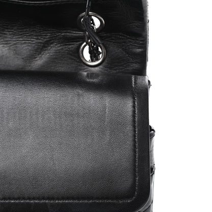 Chanel Distressed Patent Quilted 2.55 Reissue 227 Flap Black 15 of 18