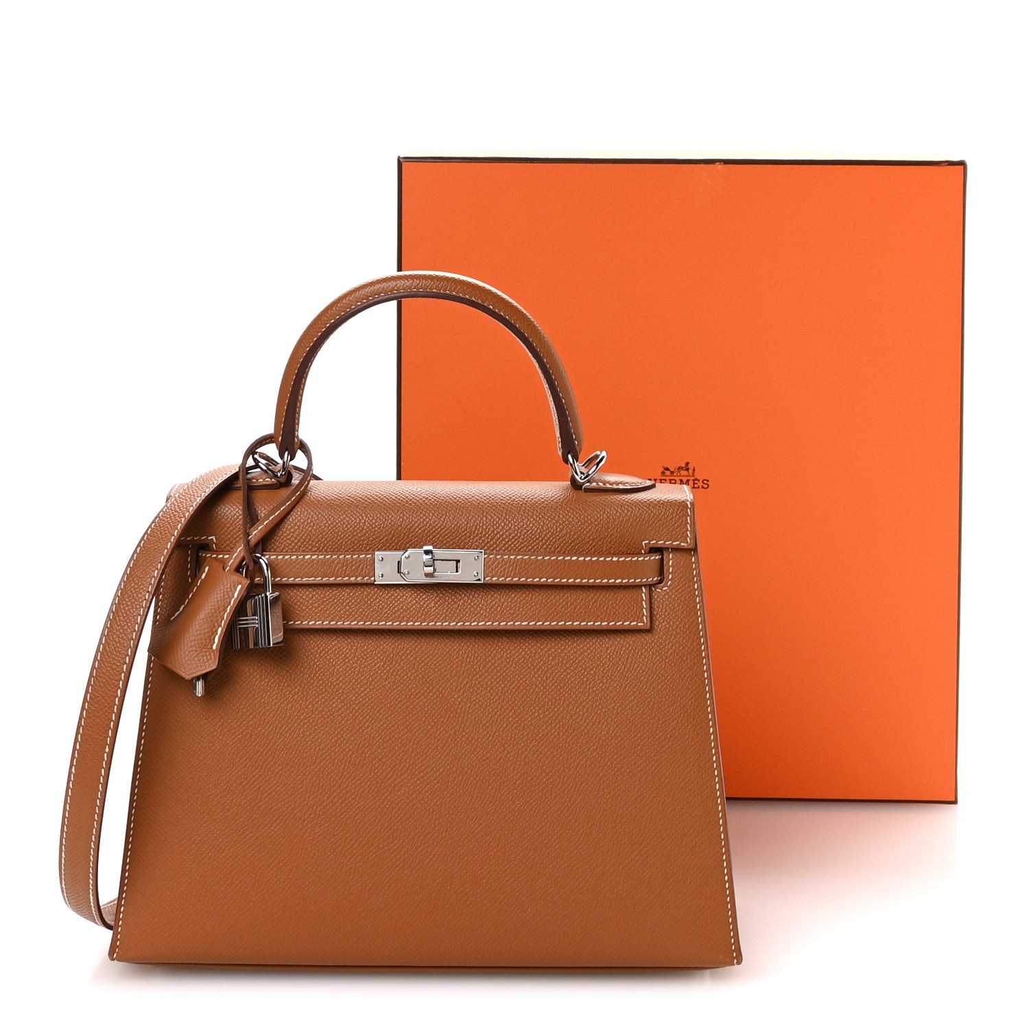 Hermes Epsom Kelly Sellier 25 Gold 11 of 11
