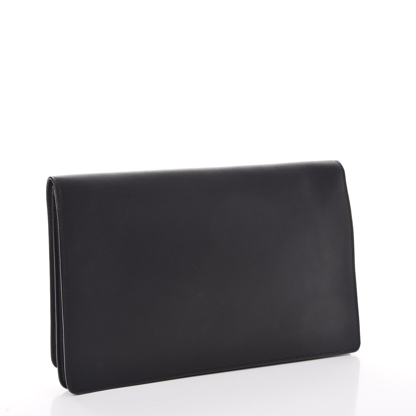 Vitello Flamingo Tube Macro Clutch Black