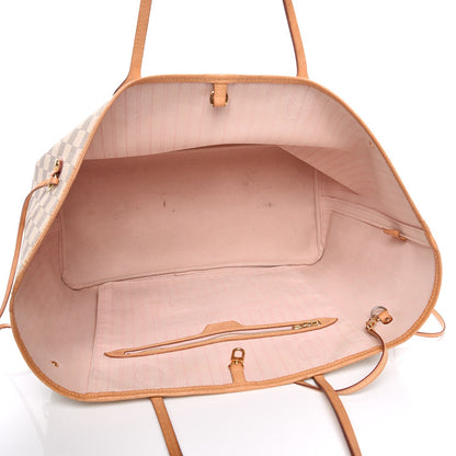 Louis Vuitton Damier Azur Neo Neverfull GM Rose Ballerine 6 of 16