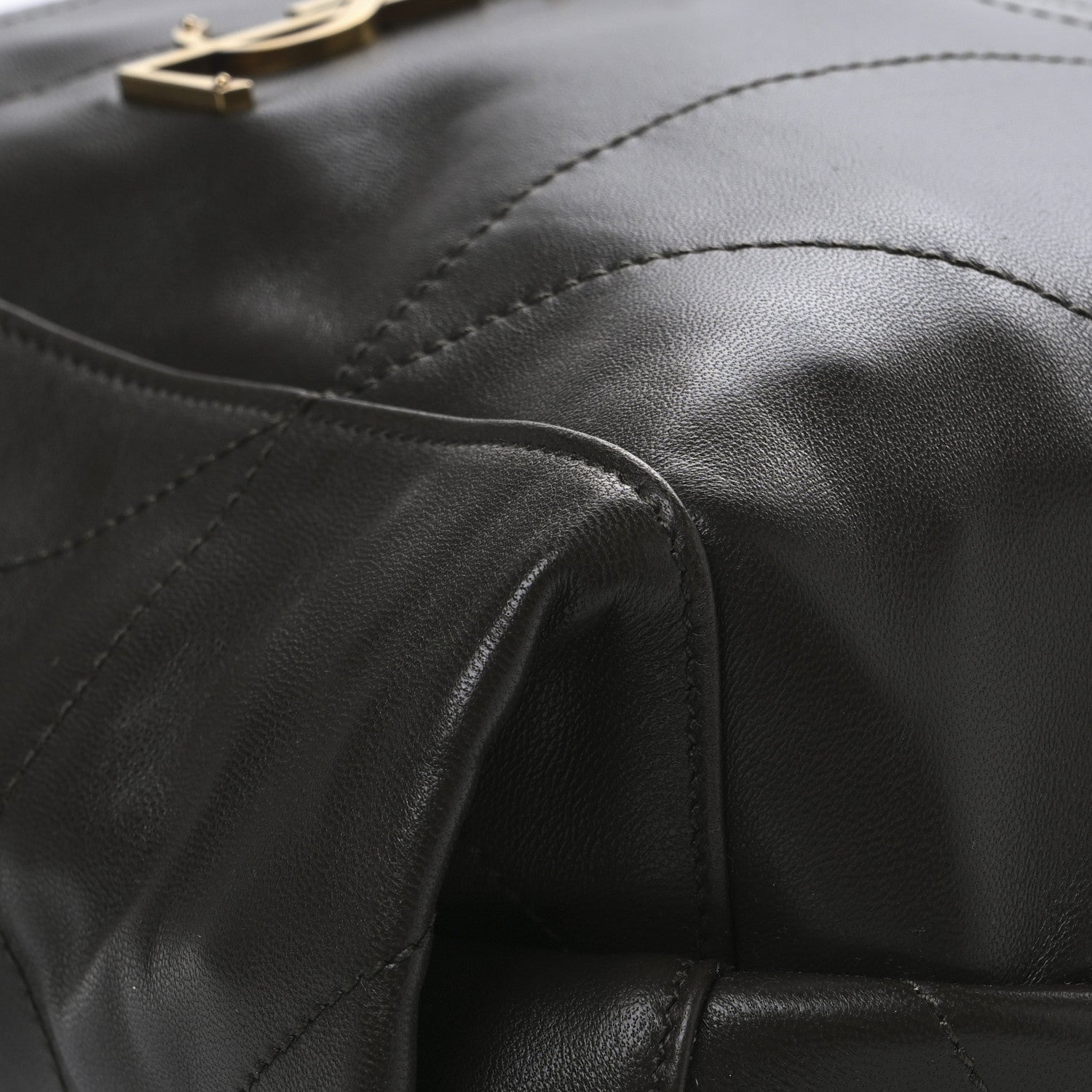 Saint Laurent Lambskin Matelasse Monogram Medium Jamie 4.3 Pochon Light Musk 11 of 13