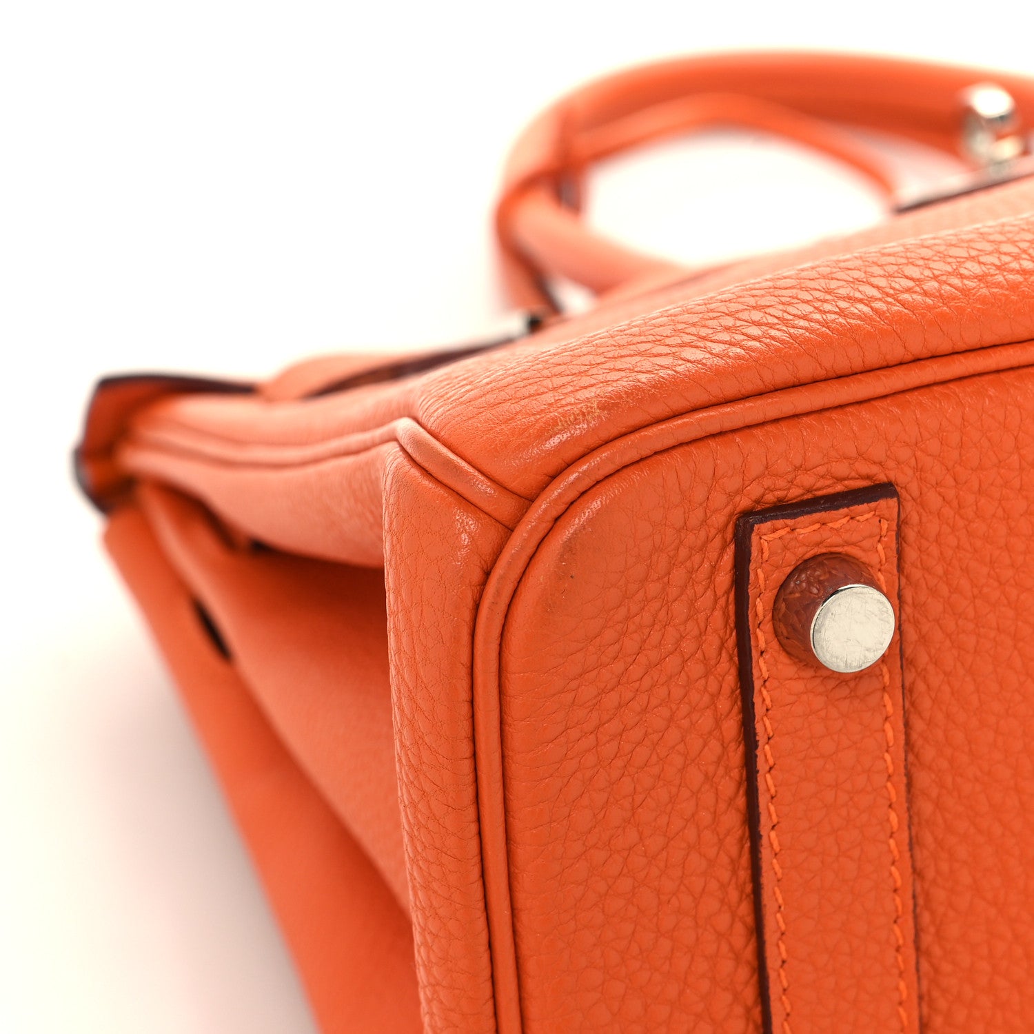 Hermes Togo Birkin 30 Orange 9 of 14