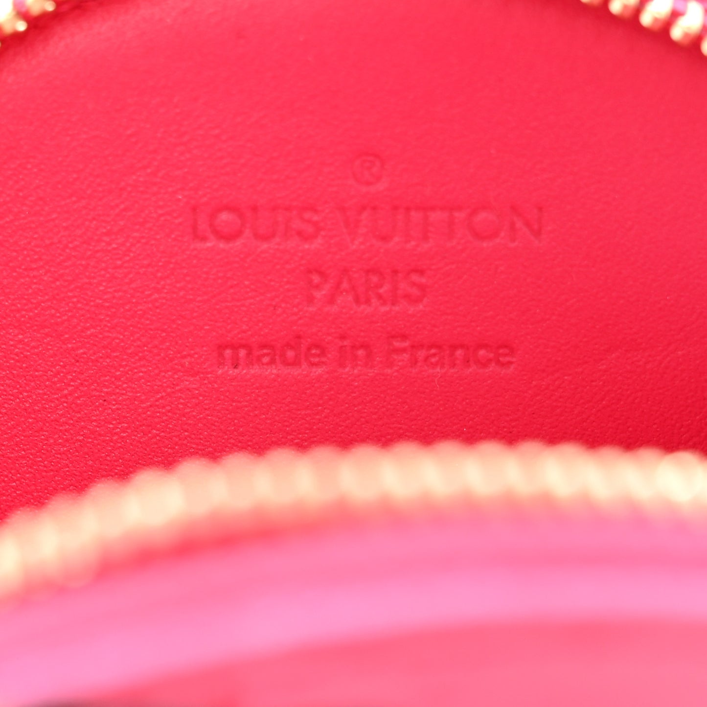 Vernis Roses Chapeau Coin Purse Rose Pop