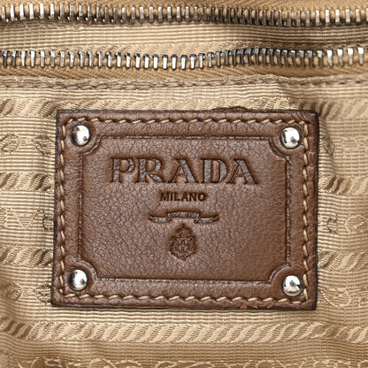 Prada Gaufre Tassel Tote Bag Brown 8 of 34