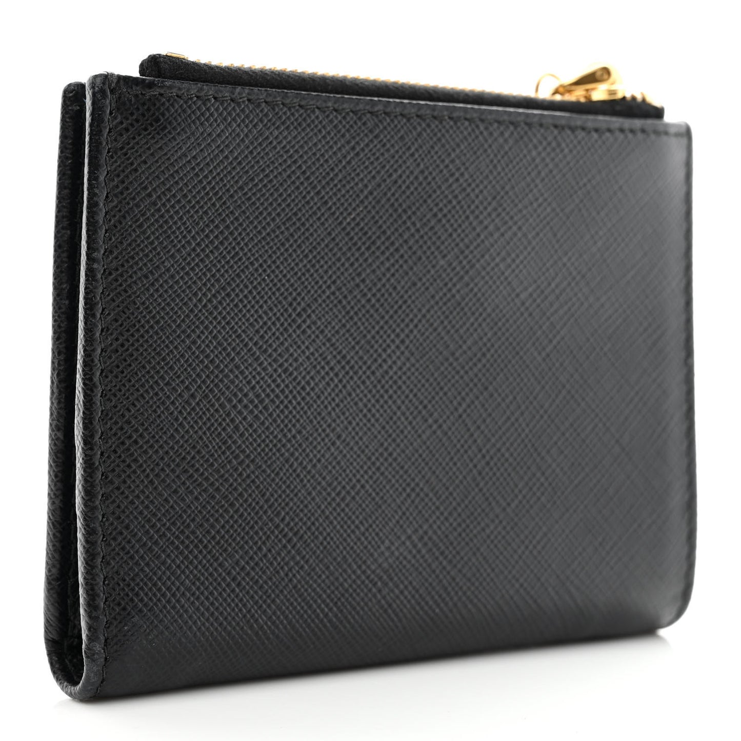Saffiano Robot Compact Wallet Black