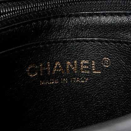 Chanel Lambskin Quilted Mini Square Flap Black 7 of 11