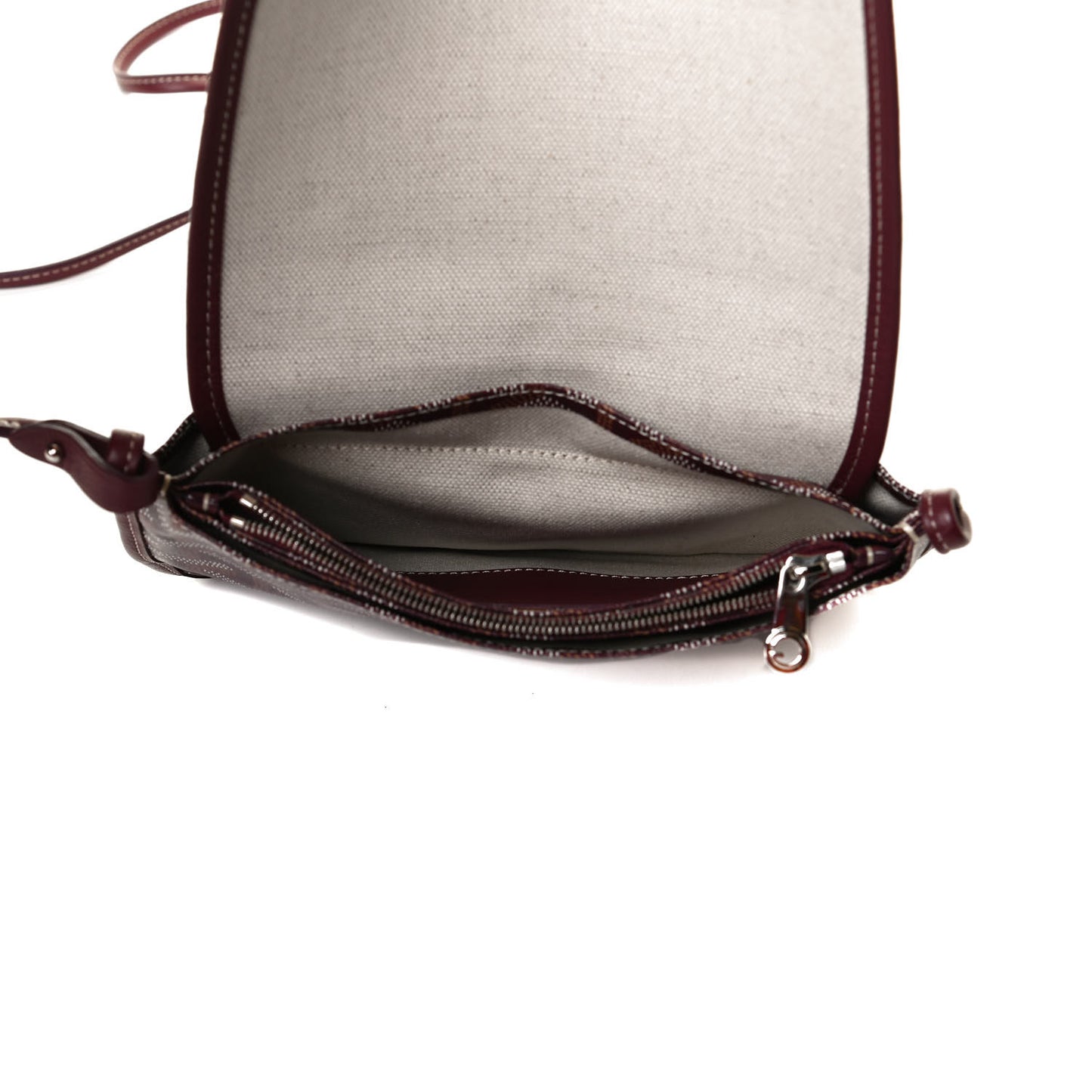 Goyardine Plumet Wallet Clutch Burgundy
