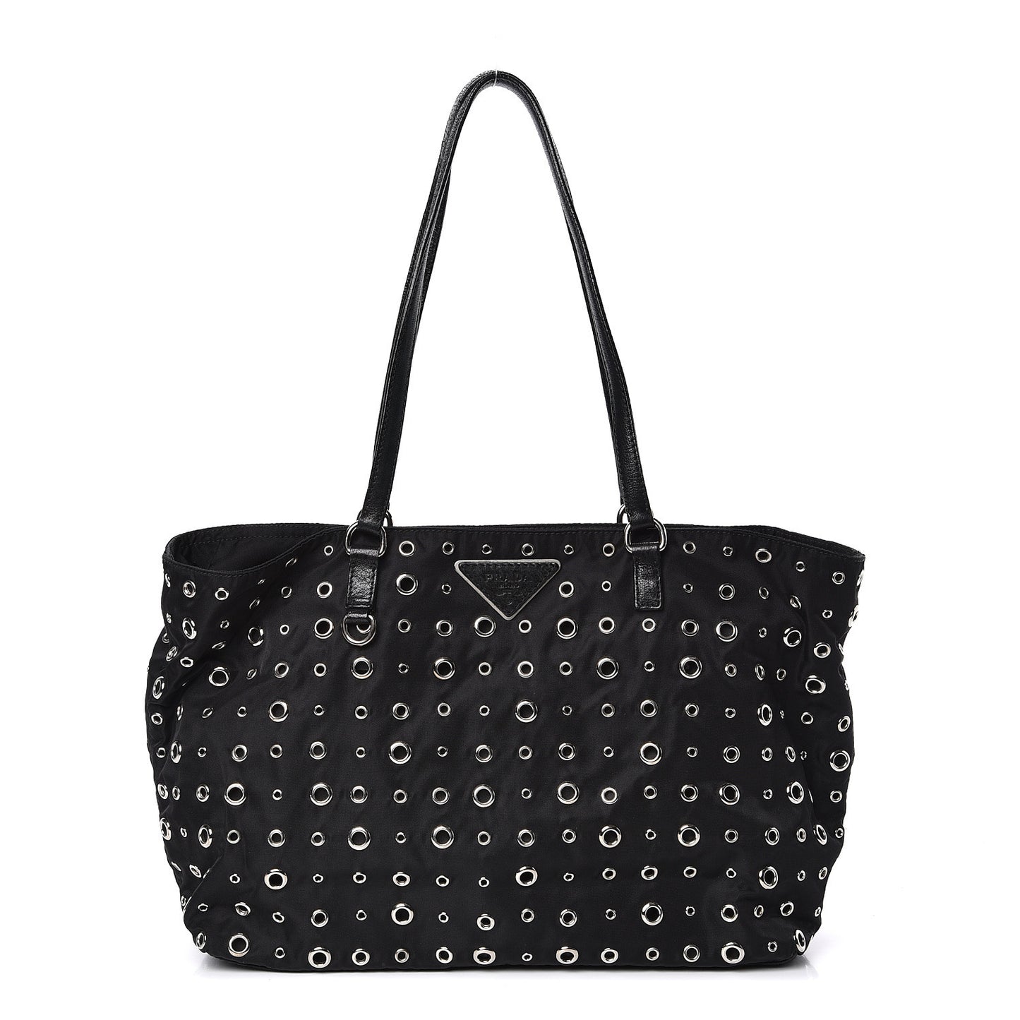 Nylon Metal Grommet Bag Black