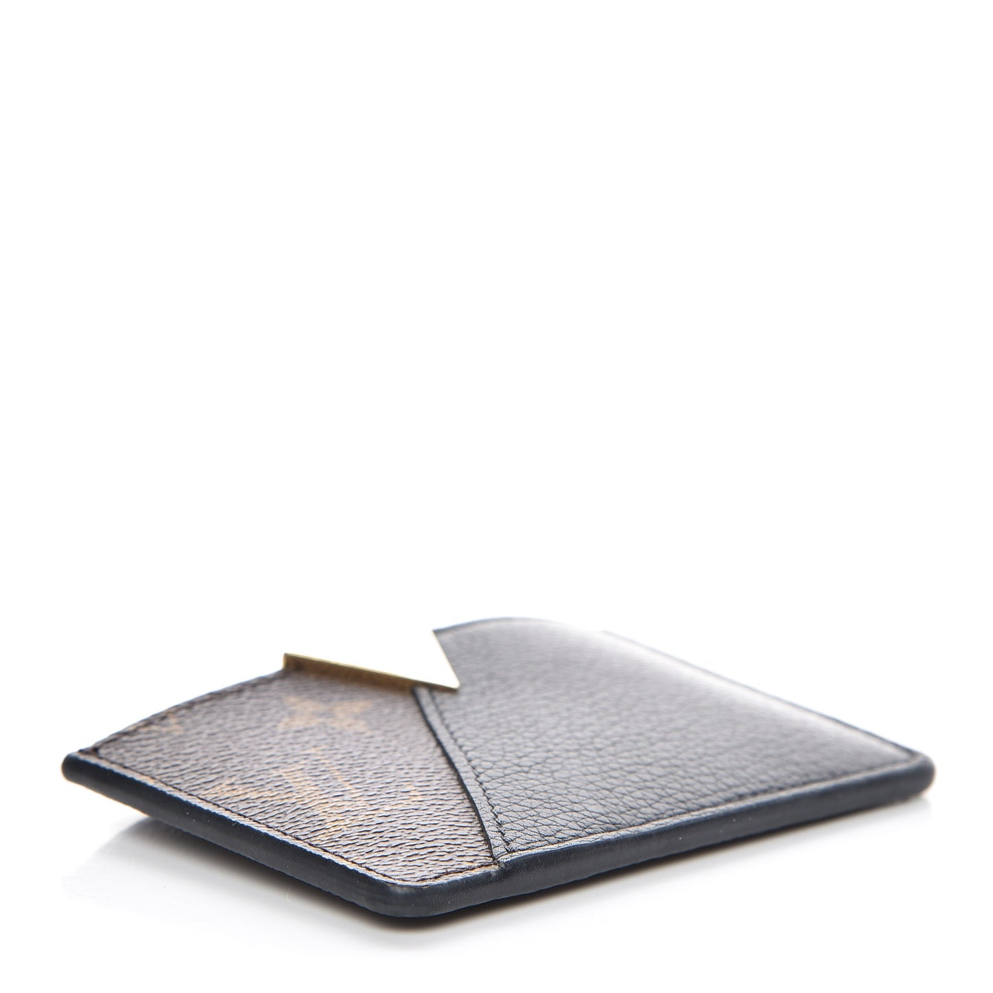 Monogram Calfskin Kimono Card Holder Black